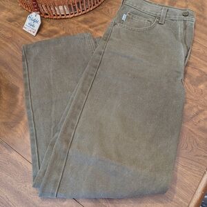 Carhartt Olive Green Men's Jeans